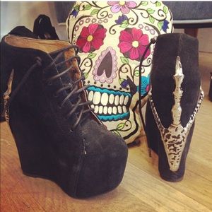 Jeffrey Campbell claw platform shoes from lF